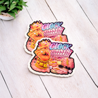 Clock it sticker