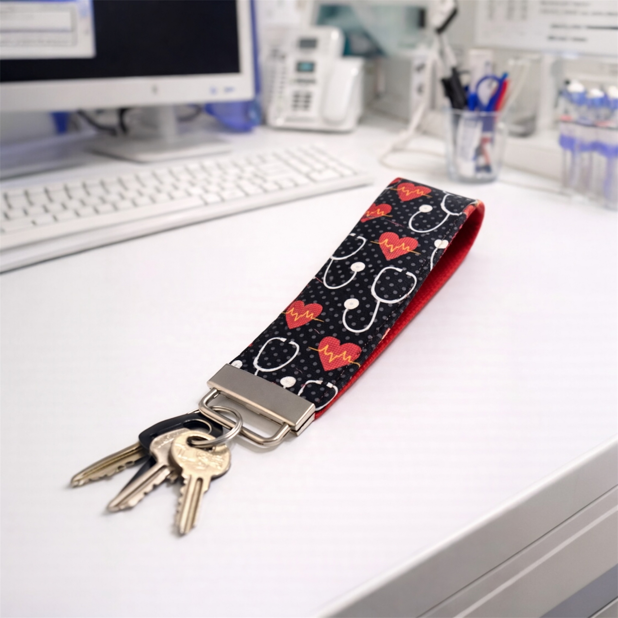 Nurse Pulse Key Fob wristlet