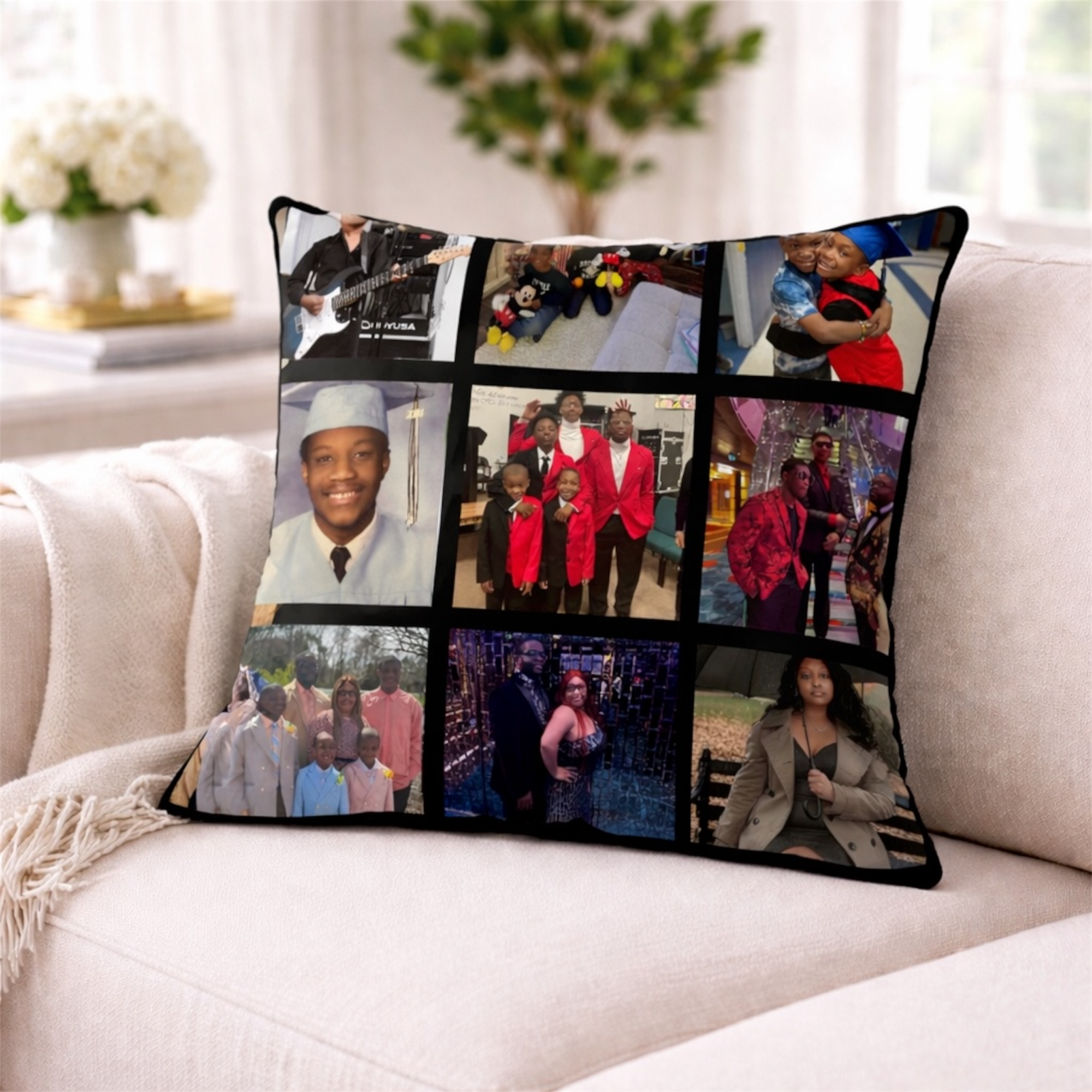 Custom Memory Collage Pillow Case
