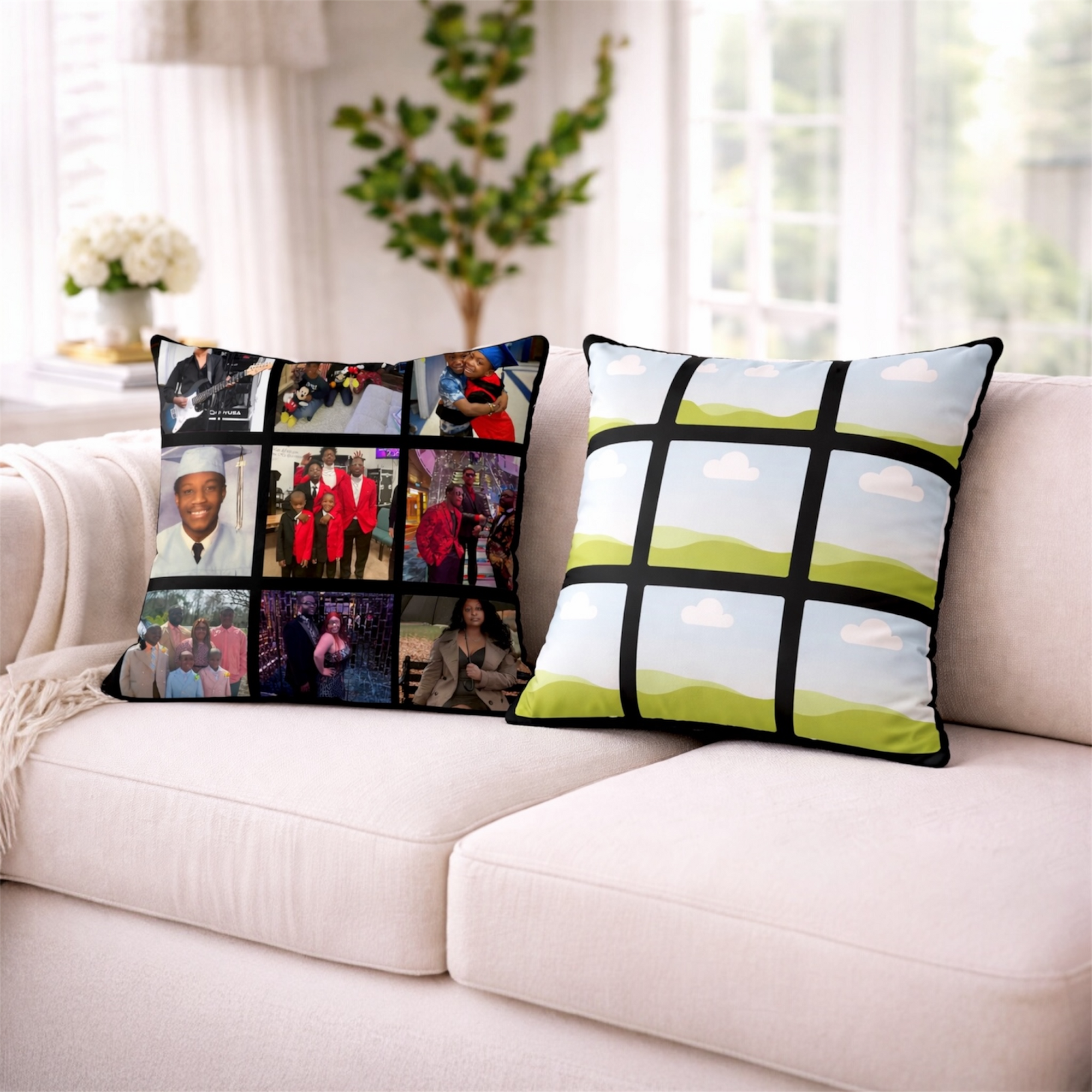 Custom Memory Collage Pillow Case