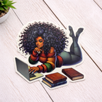 Booked and Busy Queen Sticker