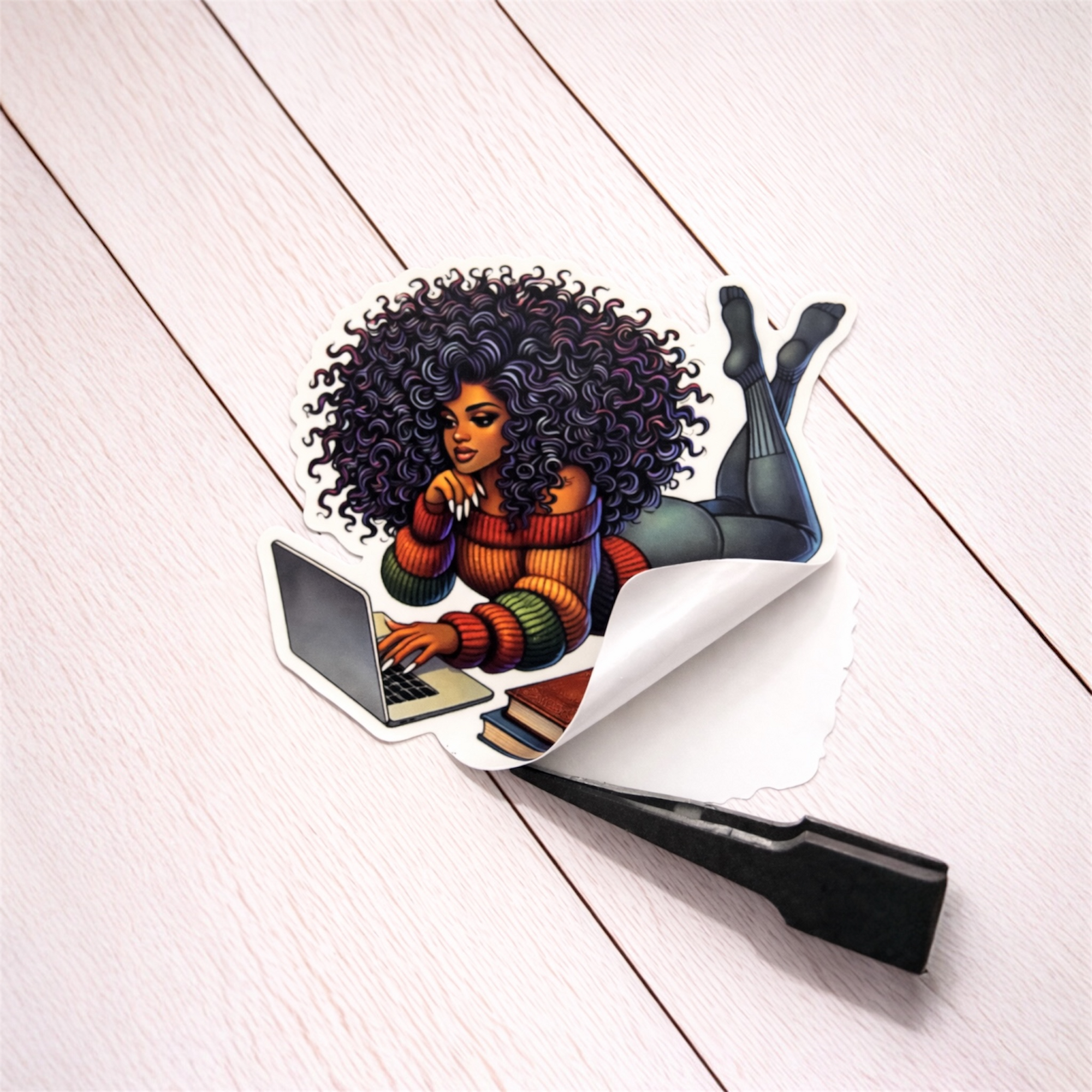 Booked and Busy Queen Sticker