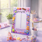 Grocery + Snacks List Notepads