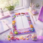 Grocery + Snacks List Notepads