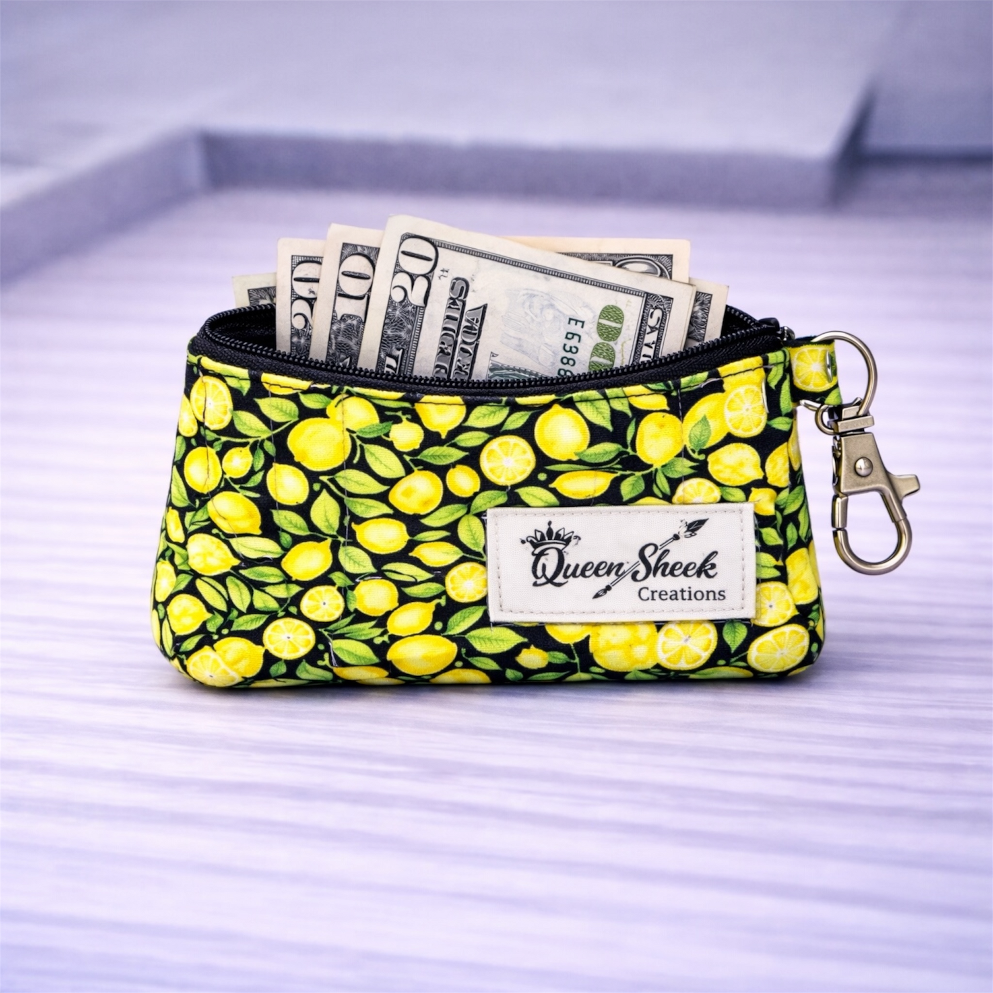 When like give you Lemons Key Chain Wallet