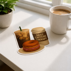 Daily Caffeine Therapy Sticker