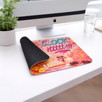 Clock It Square Mousepad