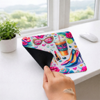 Girl Boss Square Mousepad