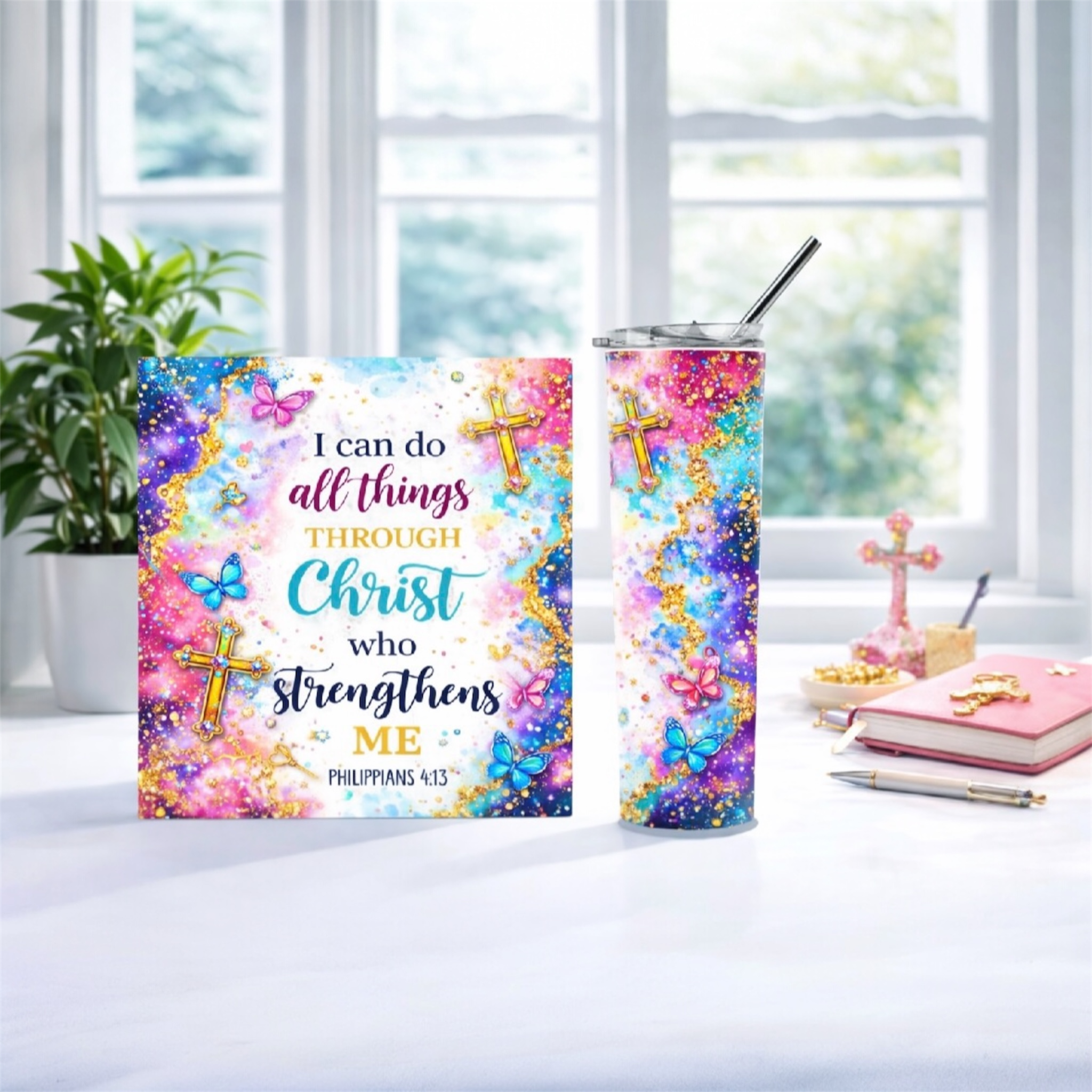 I Can Do All Things Through Jesus Tumbler