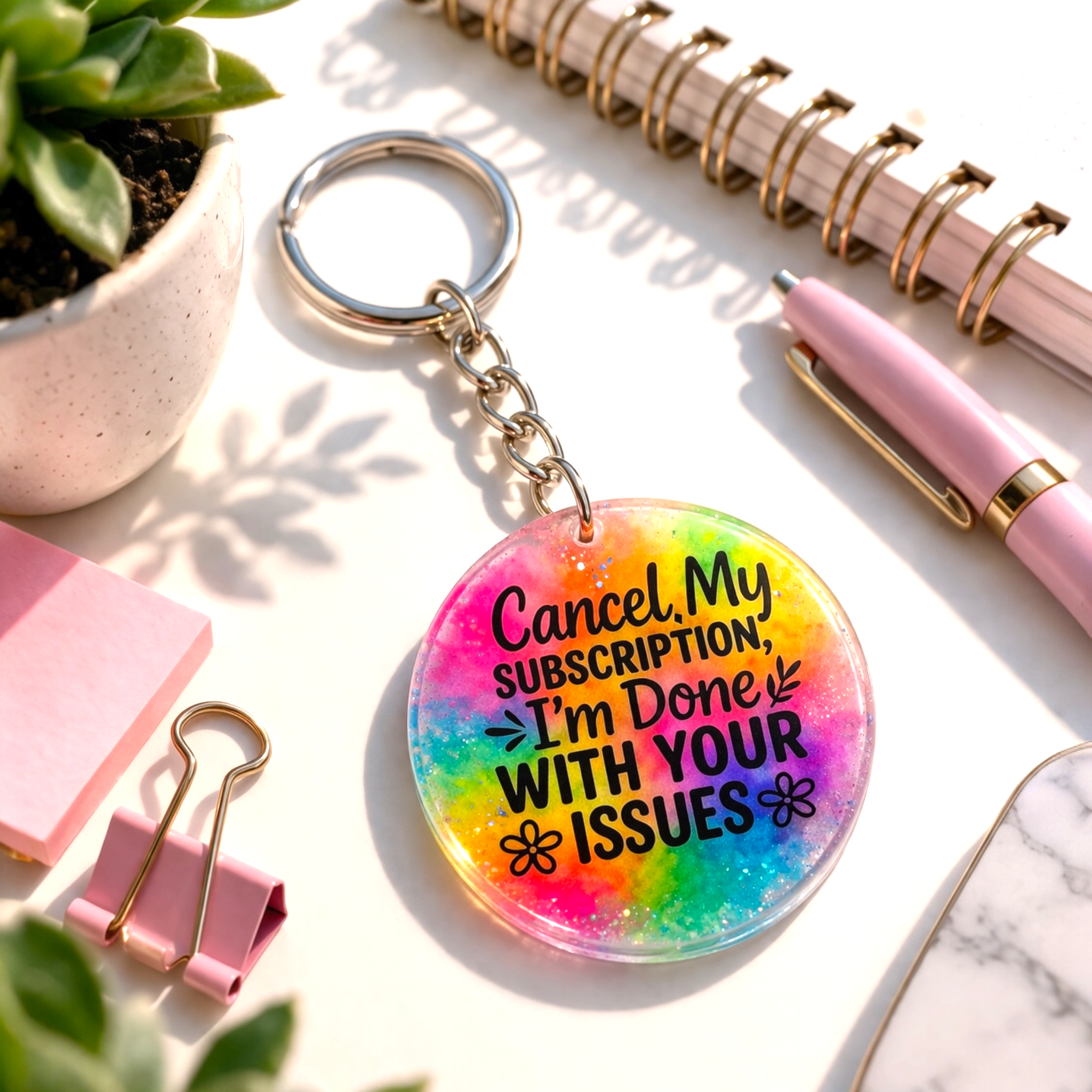 Cancel My Subscription Keychain