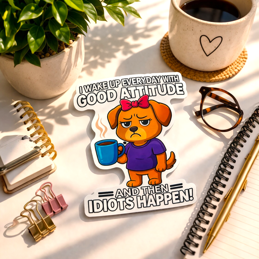 Good Attitude Sticker