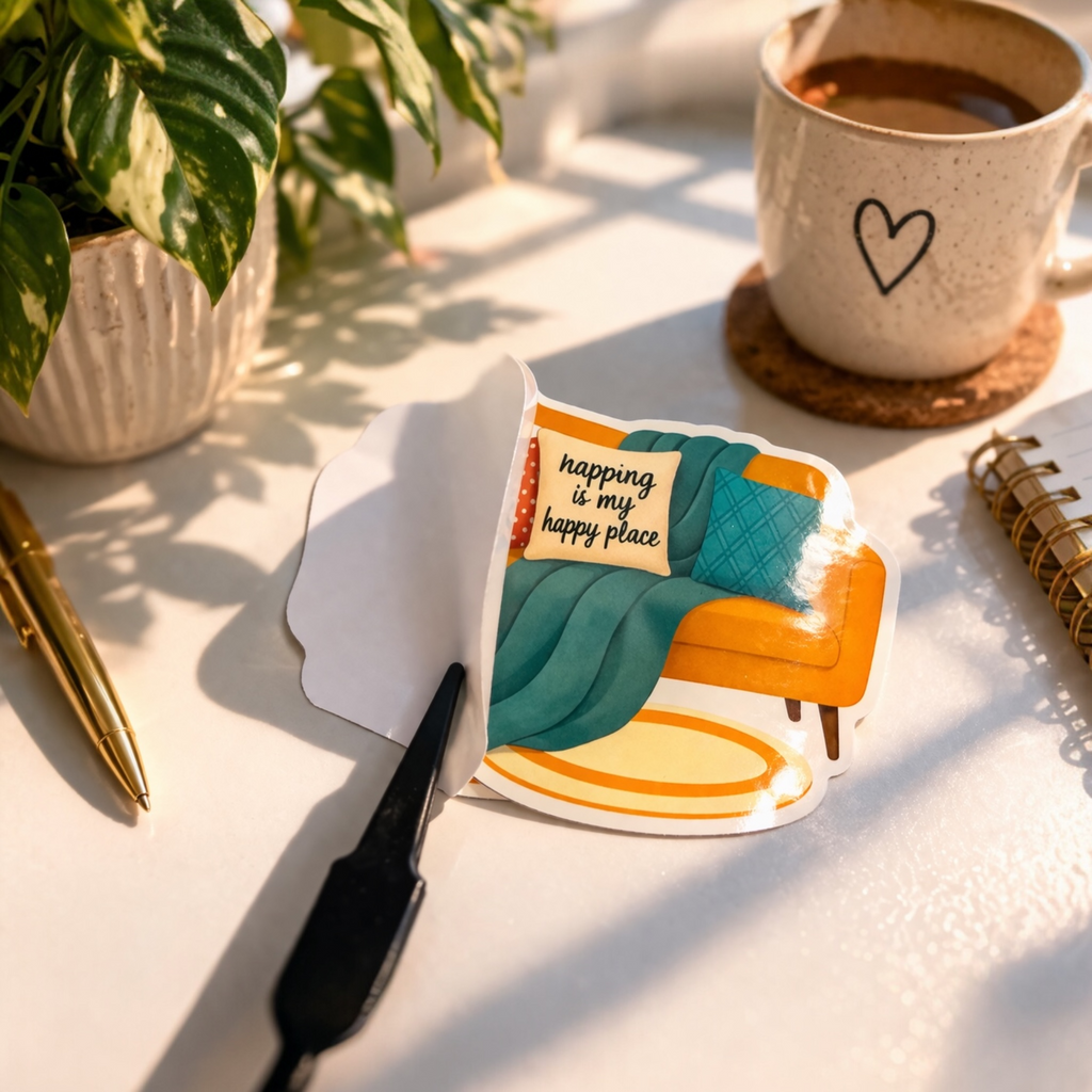 Napping is My Happy Place Sticker