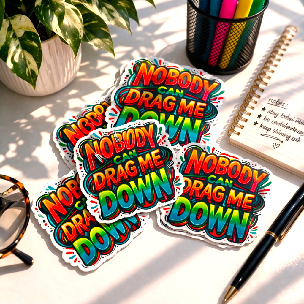 Nobody Can Drag Me Down Sticker
