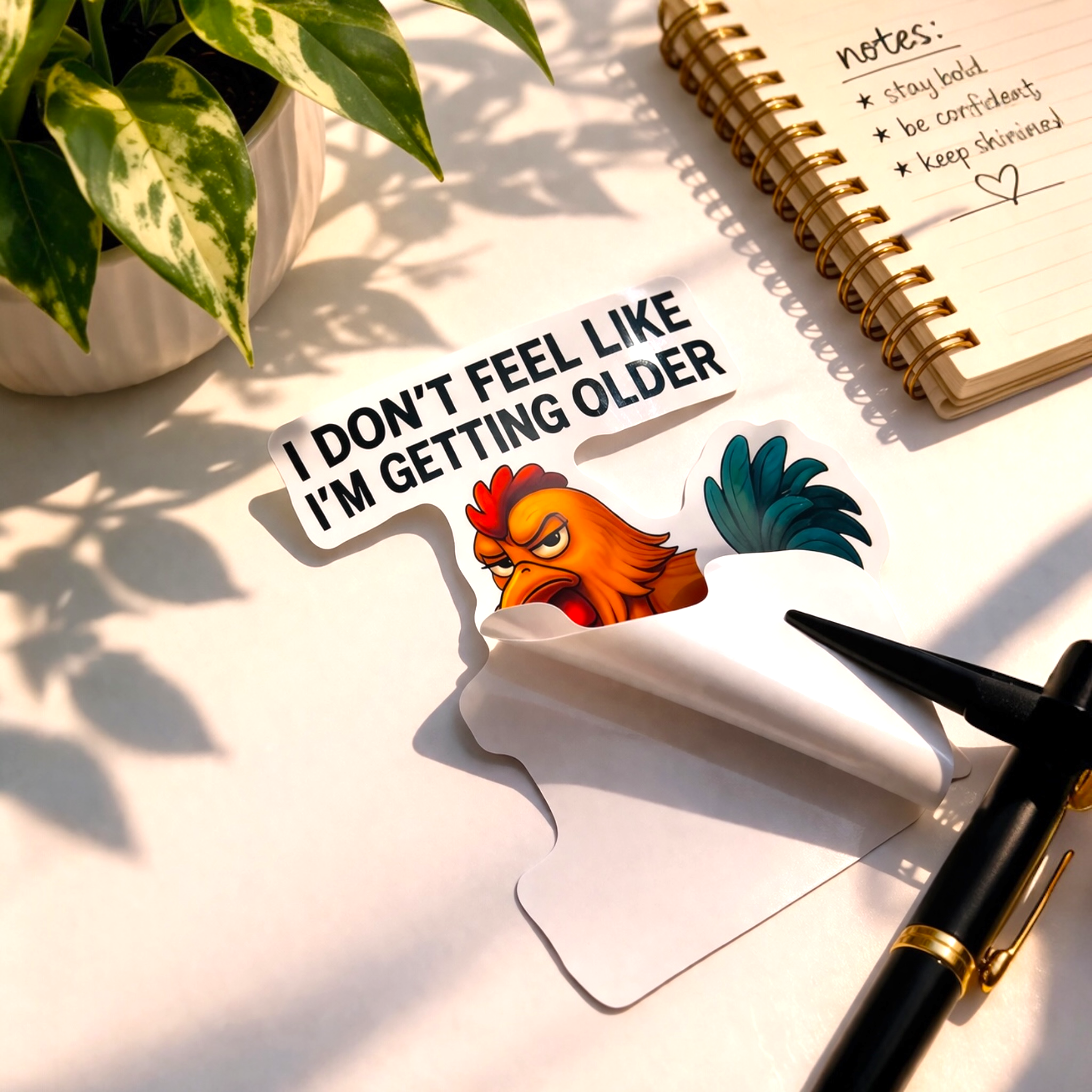 I Don’t Feel Like I’m Getting Older Sticker