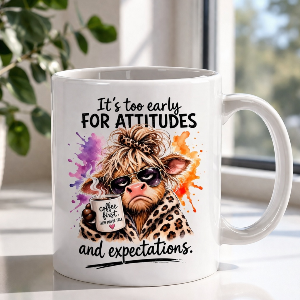 It’s Too Early For Attitudes Mug