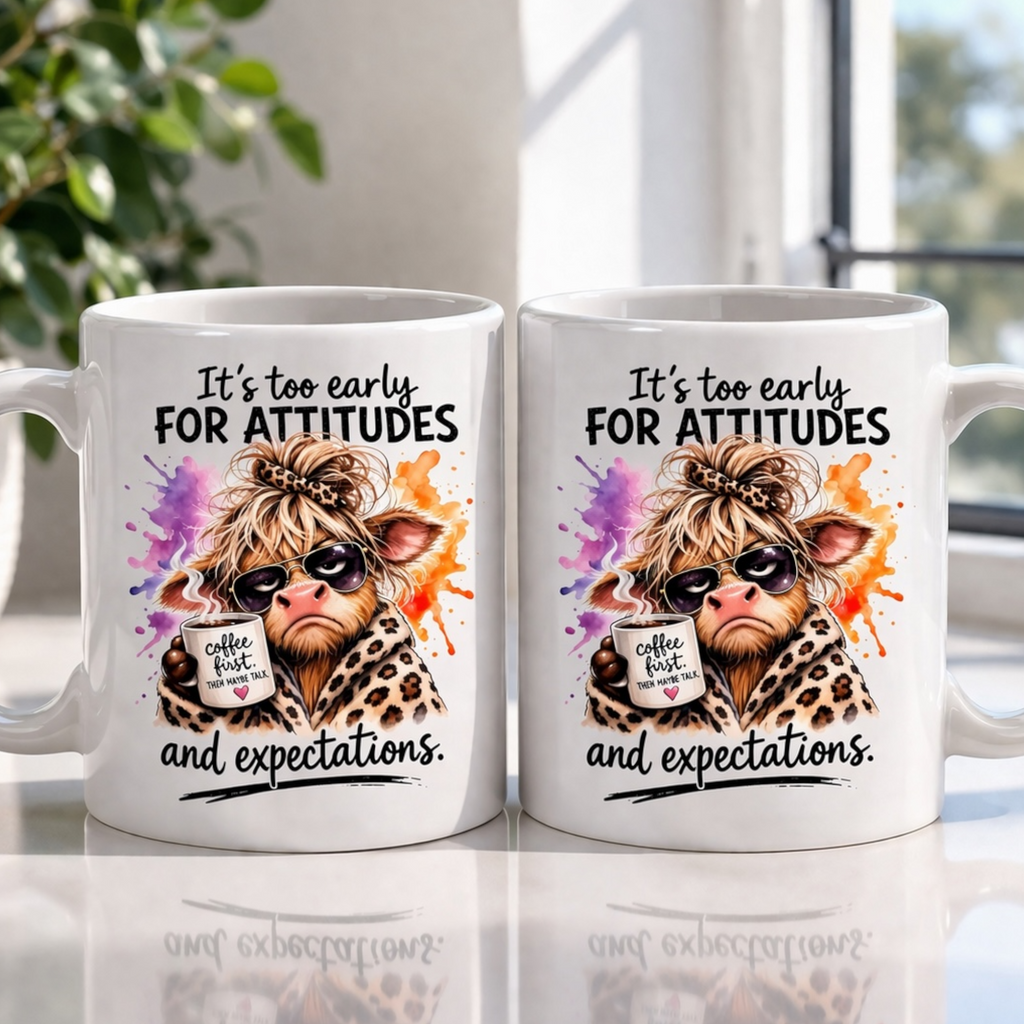 It’s Too Early For Attitudes Mug