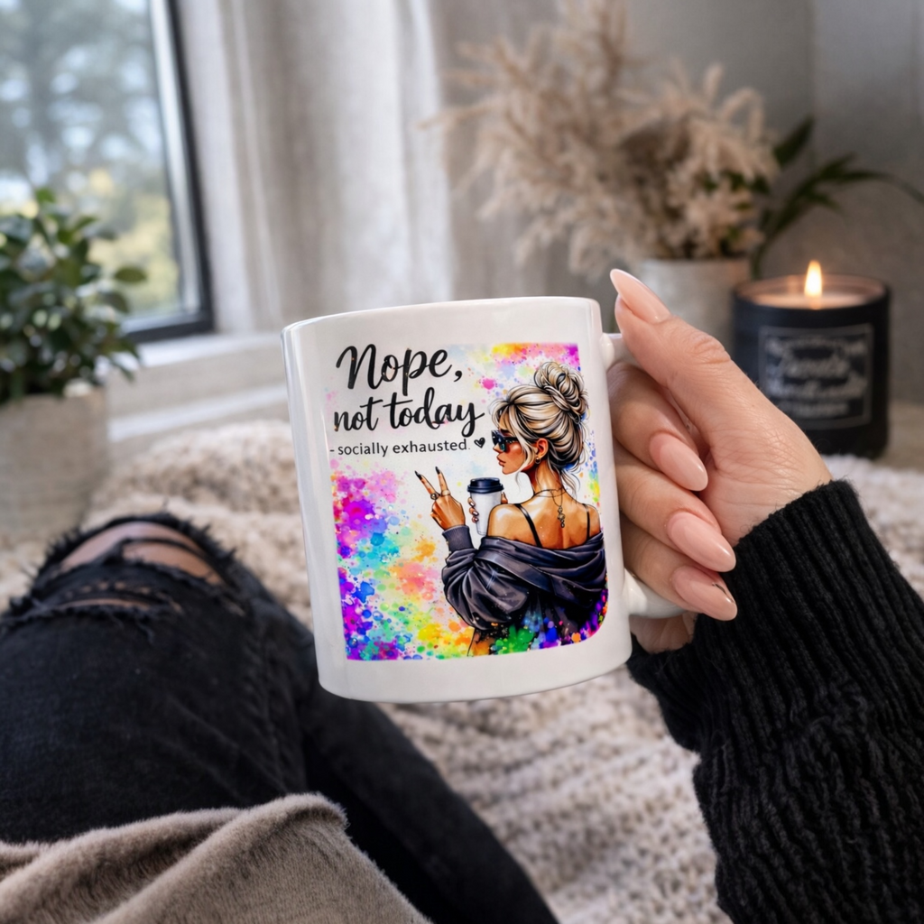 Nope, Not Today Mug