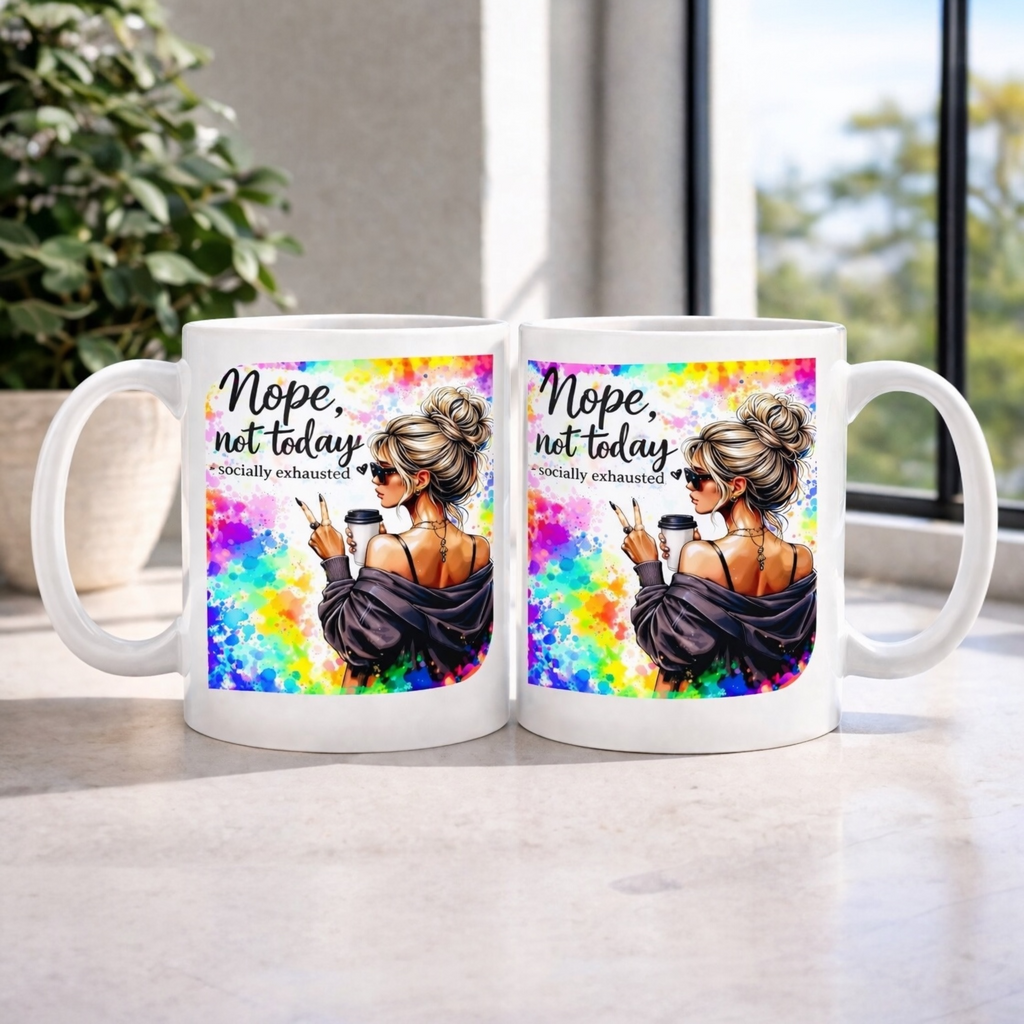 Nope, Not Today Mug