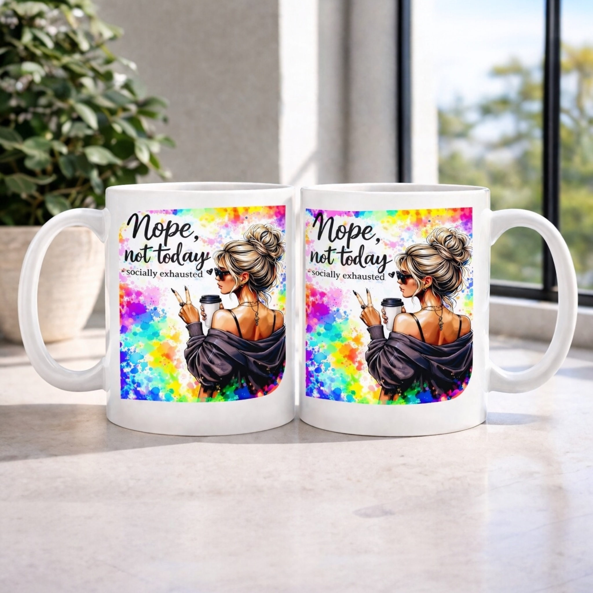 Nope, Not Today Mug