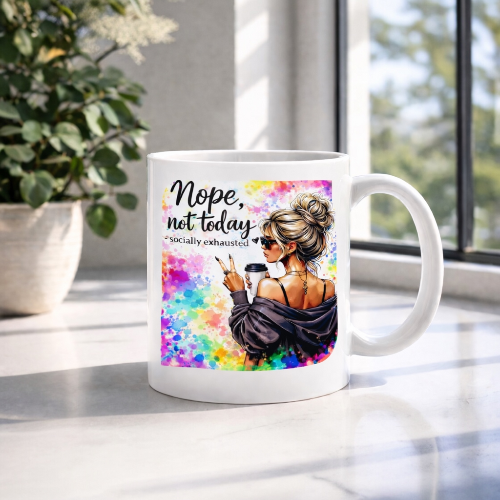 Nope, Not Today Mug