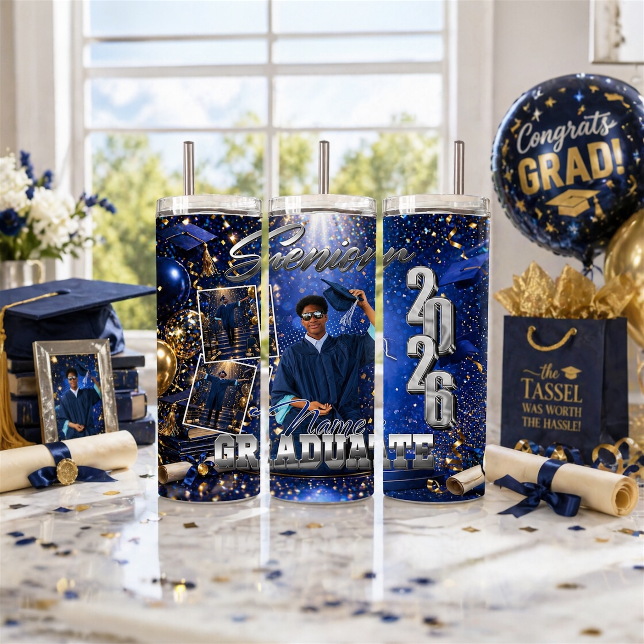 Custom Graduation Tumblers