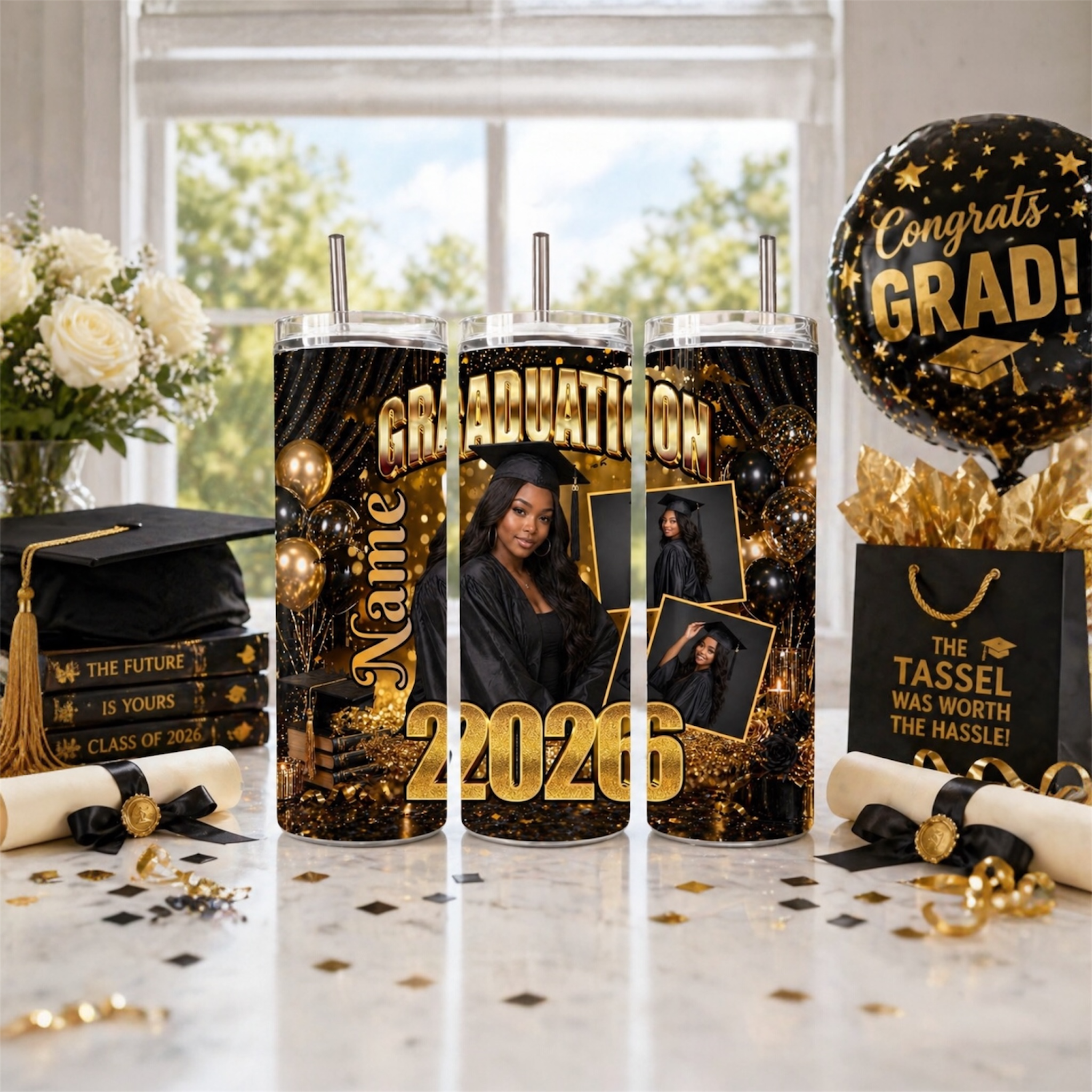 Custom Graduation Tumblers