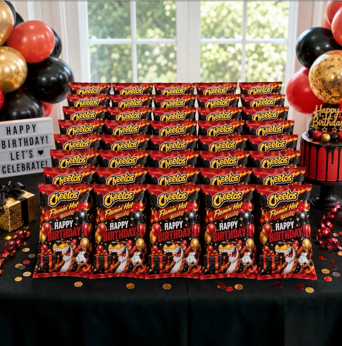 Custom Flamin’ Hot Cheetos Chip Bags (Wholesale)