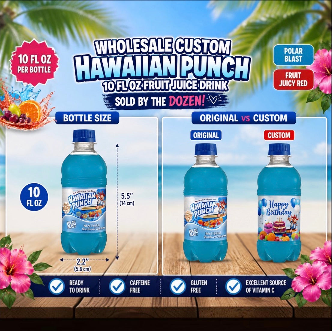 Custom Hawaiin Punch Juice